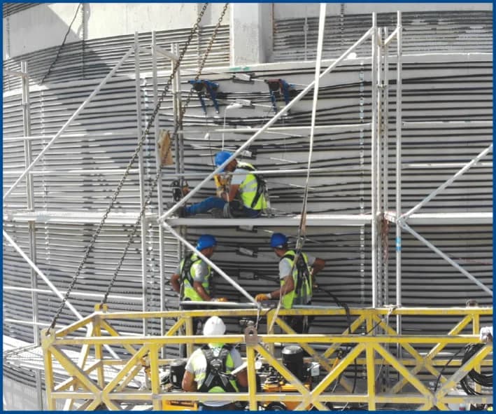 Silo Güçlendirme İmalatlarında Harici Ardgerme Uygulamaları Resim 3